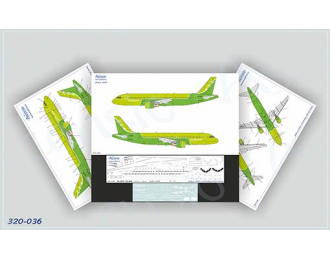 Декаль для Airbus A320 S7 Airlines (Sibir 2019)