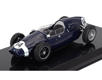 COOPER F1 T51 №14 Season (1959) Stirling Moss - Con Vetrina - With Showcase, Blue White
