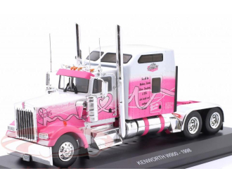 FREIGHTLINER Kenworth W900 седельный тягач (1998), белый/розовый с декором