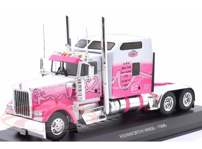 FREIGHTLINER Kenworth W900 седельный тягач (1998), белый/розовый с декором