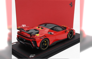 FERRARI Sf90 Xx Stradale (2024) - Con Vetrina - With Showcase, Rosso Scuderia - Red Yellow Black