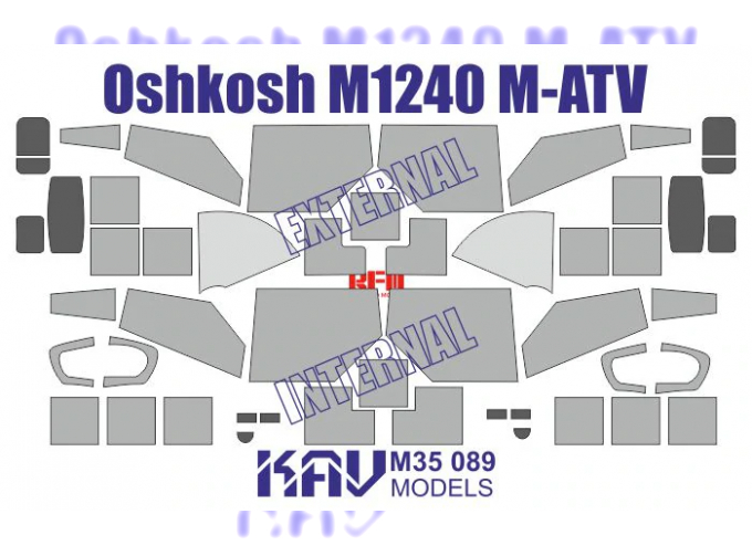 Маска окрасочная на остекление М1240 M-ATV (RFM)