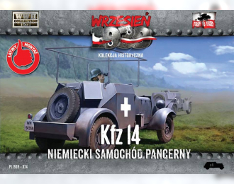 Сборная модель Немецкий разведывательный бронеавтомобиль Kfz.14