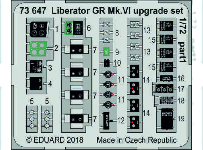 Фототравление Liberator GR Mk. VI набор улучшений