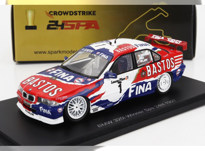 BMW 3-series 320i Team Fina Bastos №1 Winner 24h Spa (1997) Didier De Radigues - Marc Duez - Eric Helary, Red White Blue