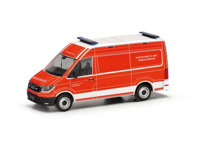 MAN TGE HD Werkfeuerwehr *Porsche Stuttgart*, red / white