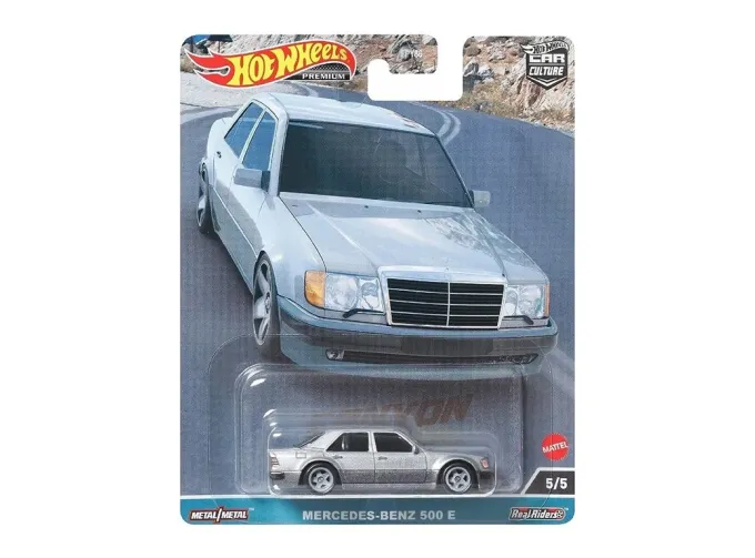 MERCEDES-BENZ 500E, silver