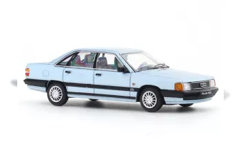 AUDI 100 C3 (1989), light blue