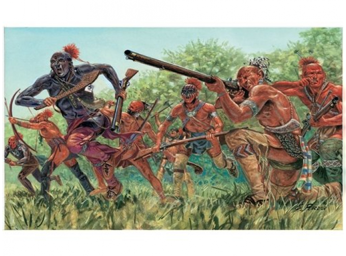 Сборная модель Солдаты INDIAN WARRIORS (AMERIC.IND.WARS)