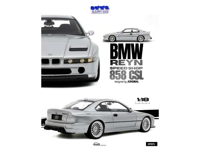 BMW Reyn Speed Shop 858 CSL designed by Jonsibal *Resin series*, chrome shadow metallic 2024