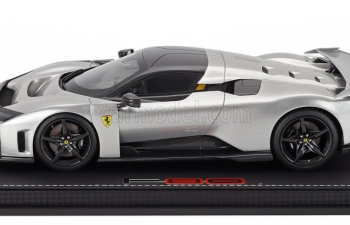 FERRARI F80 2024 - Carbon Rims - Con Vetrina - With Showcase, silver