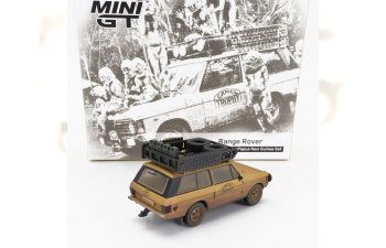 LAND ROVER Set 2x Range Rover N0 Rally Camel Trophy Papua New Guinea (1982) With Figures, Yellow