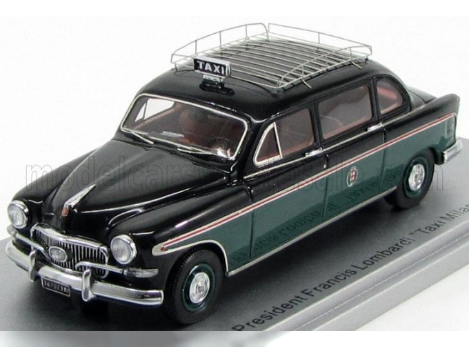 FIAT 1400b President Francis Lombardi Taxi Milano (1956), Black Green