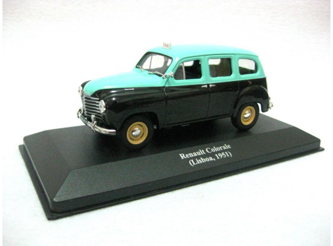 RENAULT Colorale (Lisbonne, 1951), Collection Les Taxis du monde, black / blue