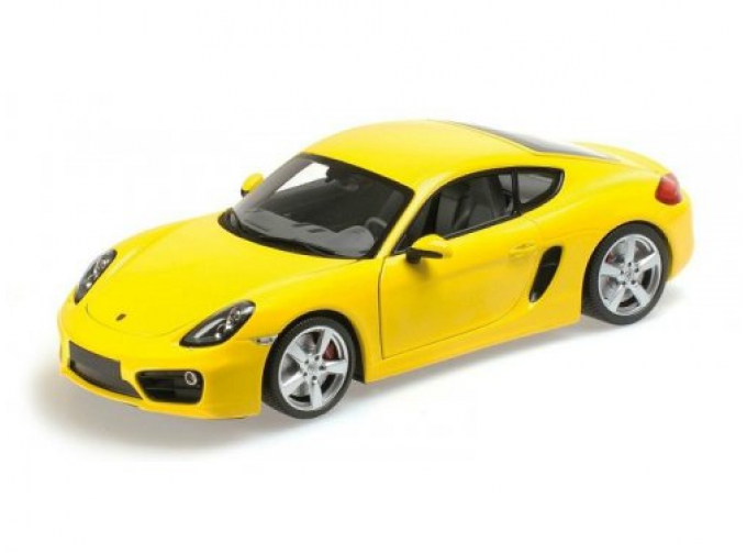 PORSCHE Cayman (2012), yellow