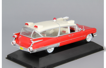 CADILLAC Miller Meteor Ambulance (1959), red