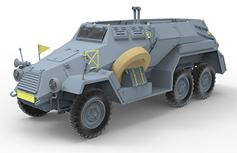 Сборная модель Sd.Kfz. 247 Ausf. A German armored command car