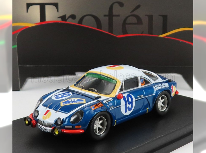 RENAULT A110 Alpine №19 Rally Acropolis (1972) Siroco - M.Andriopoulos, Blue White