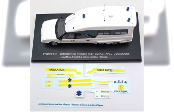 CITROEN Xm Tissier 1007 6 Ruote (six Wheels) Ambulance (1999), White