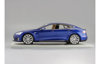Tesla Model S 2012 (blue)