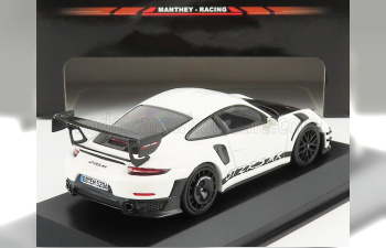 PORSCHE 911 991-2 Gt2 Rs Mr Team Manthey Racing 2018, White Black