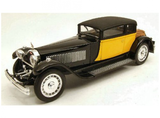 BUGATTI 41 Royale Weymann 1929, yellow / black