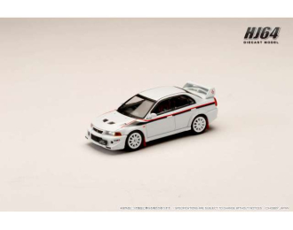 MITSUBISHI Lancer GSR Evolution 6 (T.M.E.) *Special Coloring Package (GF-CP9A)* with Mud flap, scortia white 2000