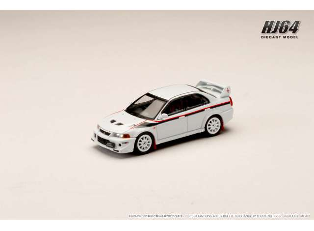 MITSUBISHI Lancer GSR Evolution 6 (T.M.E.) *Special Coloring Package (GF-CP9A)* with Mud flap, scortia white 2000