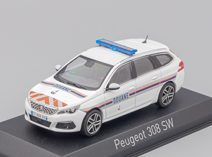 PEUGEOT 308 Gt Sw Station Wagon Douanes (2020), White