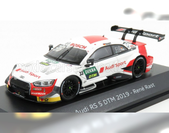 AUDI A5 Rs5 Audi Sport Team Rosberg №33 Rene' Rast Dtm (2019) Champion, White Red