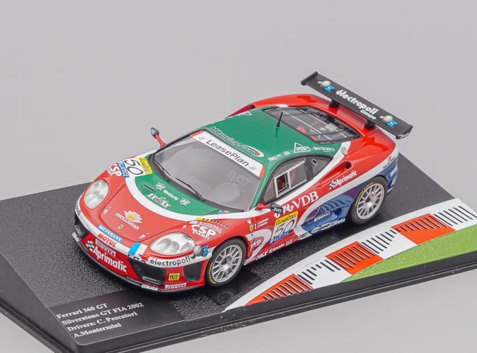 FERRARI 360 GT Silverstone GT FIA 2002 Drivers: C. Pescatori A. Montermini #50, Ferrari Racing Collection 6, red