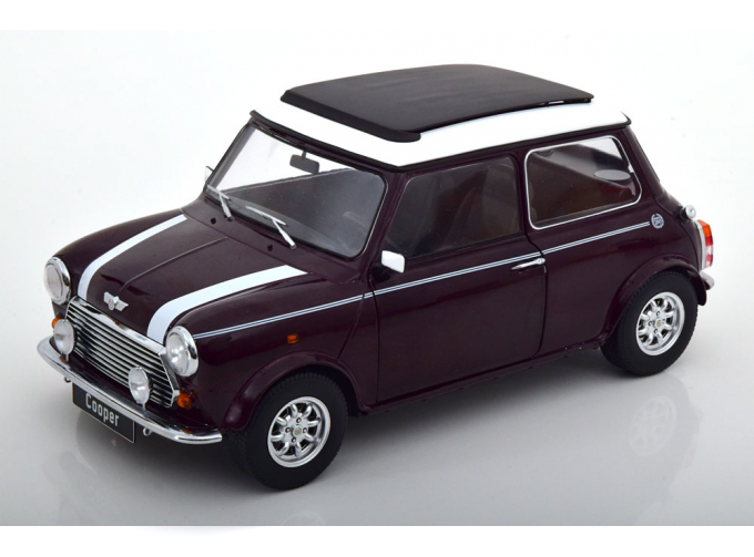 MINI Cooper with Sunroof LHD, purple-metallic white