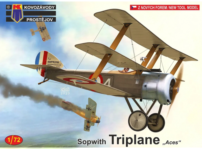 Сборная модель Самолет Sopwith Triplane „France“