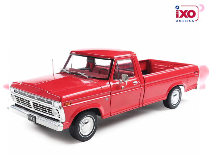 FORD F-100 (1974), red