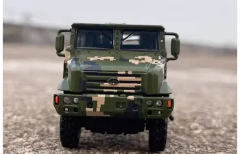 FAW Jiefang MV3 Military Truck, green / yellow camouflage