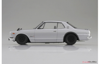 Сборная модель Nissan Skyline 2000GT-R 1970 (Silver)