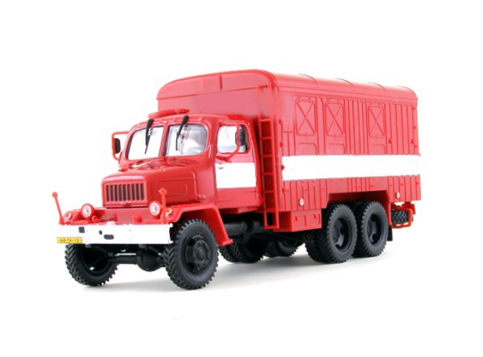 PRAGA V3S Container Truck 6х6 (1953), red