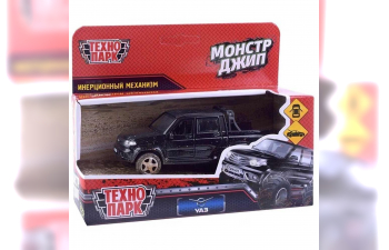 УАЗ Pickup. Монстр, черный