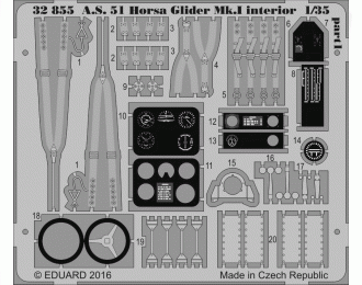 Фототравление для A.S. 51 Horsa Glider Mk.I interior