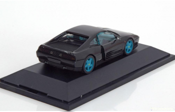 FERRARI 348 TB (1989), black-metallic turquoise