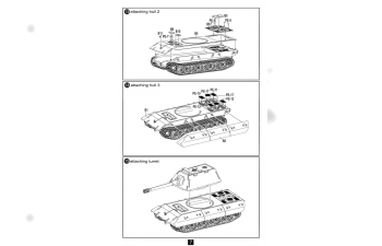 Сборная модель Немецкий тяжелый танк E-100 Ausf.C