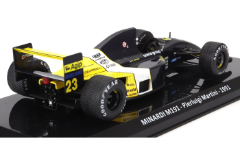 MINARDI F1 M191 Ford N 23 Season (1991) Pierluigi Martini - Blister Box, Yellow Black White