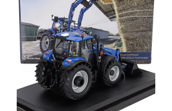 NEW HOLLAND T5.120 Tractor With Front Loader (2018), Blue Black