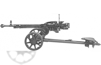 Аксессуары для моделей военной техники Пулемет ДШК. Походное положение