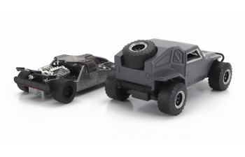 BUGGY Set 2x Deckard's Fast Attak Buggy (2014) + Flip Car - Fast & Furious 7, 2 Tone Grey