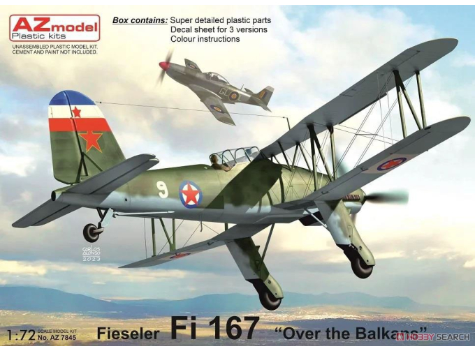 Сборная модель Fieseler Fi 167 "Over Balkans"