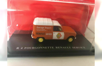 RENAULT 4 Fourgonnette Renault Service фургон оранжевый с белым