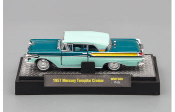 MERCURY Turnpike Cruiser 1957, green metallic / blue