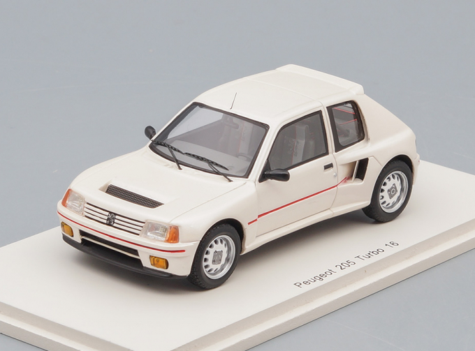 PEUGEOT 205 T16 road version 1984, white pearl