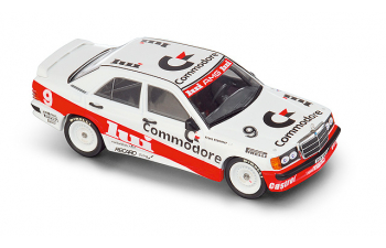 MERCEDES-BENZ 190E 2.3-16 "Commodore Lui" #9 Franz Klammer DTM (1986), white / red